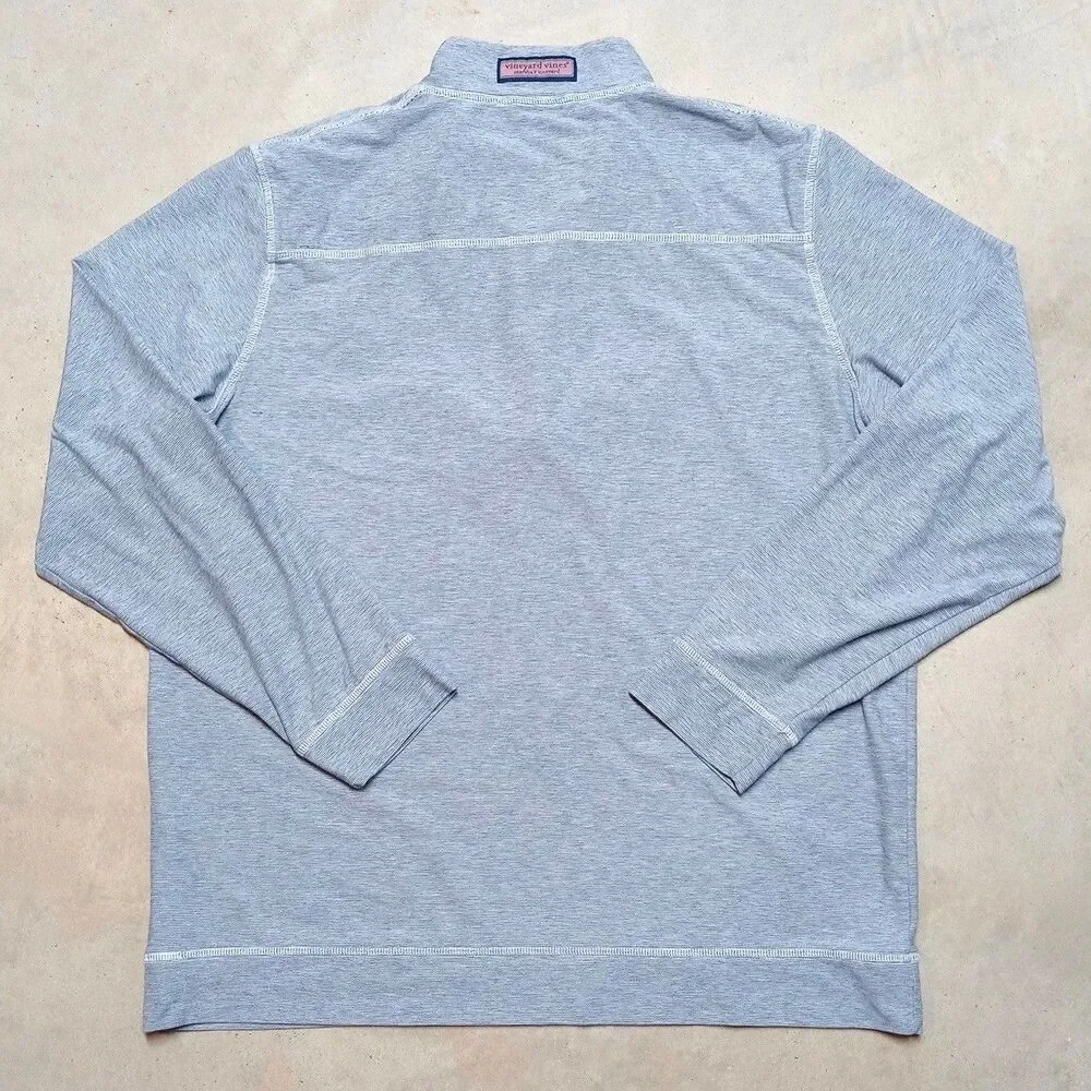 Vineyard Vines Edgartown Shep Shirt Size LARGE Pima Cotton Henley Sweater Golf - Picture 4 of 9